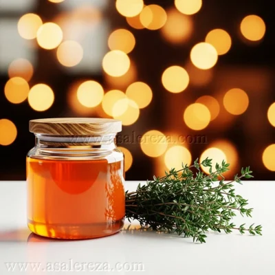 عسل طبیعی و آویشن