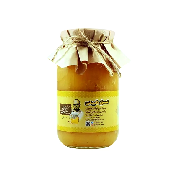 raw-cotton- blossom- honey-950g عسل گل پنبه خام مرغوب با وزن 950 گرم در بسته بندی شیشه ای مخصوص