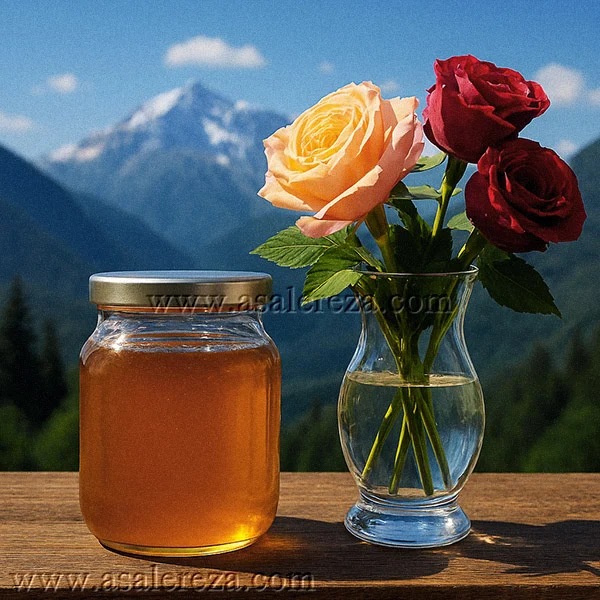 عسل و گل رز