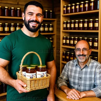 مشتری راضی فروشگاه عسل رضا
