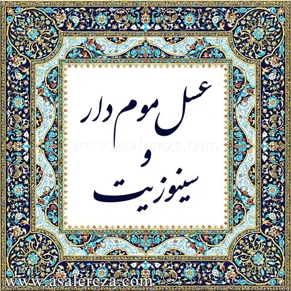 درمان سینوزیت با عسل موم دار